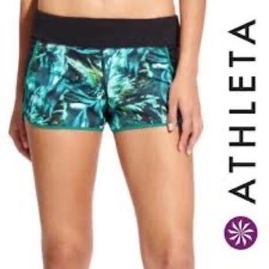 Athleta Woman’s Tropical Print Athletic Shorts